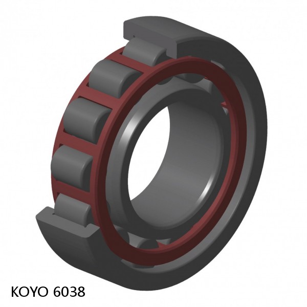 6038 KOYO Single-row deep groove ball bearings