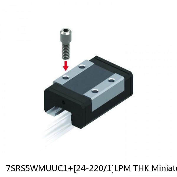 7SRS5WMUUC1+[24-220/1]LPM THK Miniature Linear Guide Caged Ball SRS Series