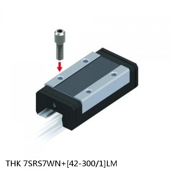 7SRS7WN+[42-300/1]LM THK Miniature Linear Guide Caged Ball SRS Series