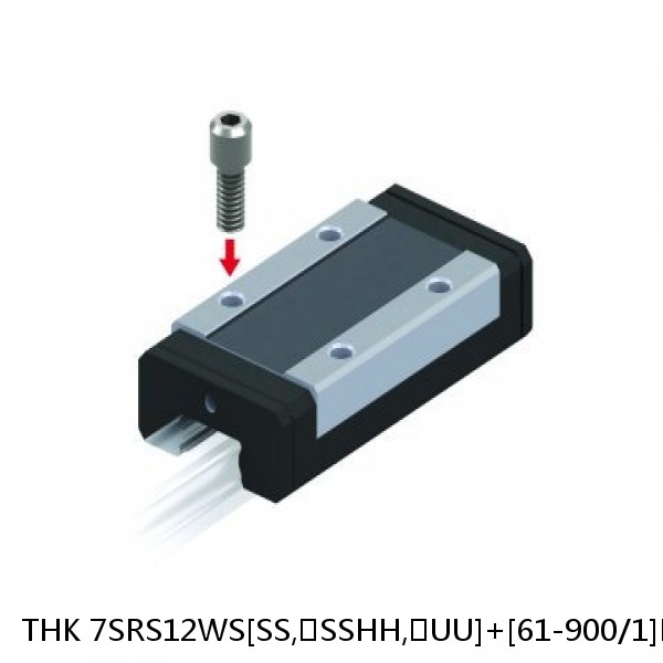 7SRS12WS[SS,​SSHH,​UU]+[61-900/1]L[H,​P]M THK Miniature Linear Guide Caged Ball SRS Series
