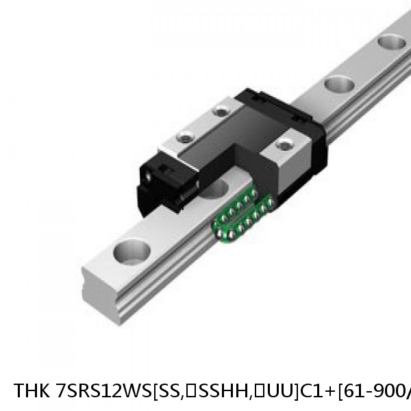 7SRS12WS[SS,​SSHH,​UU]C1+[61-900/1]L[H,​P]M THK Miniature Linear Guide Caged Ball SRS Series
