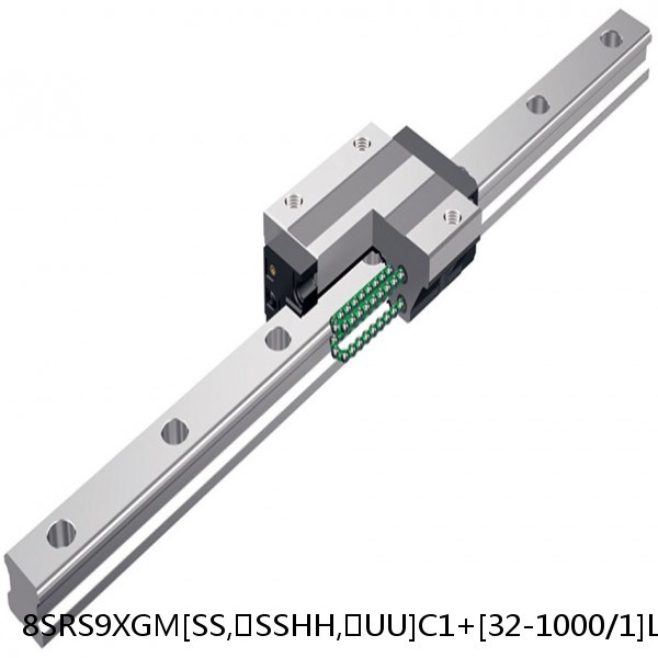 8SRS9XGM[SS,​SSHH,​UU]C1+[32-1000/1]LM THK Miniature Linear Guide Full Ball SRS-G Accuracy and Preload Selectable