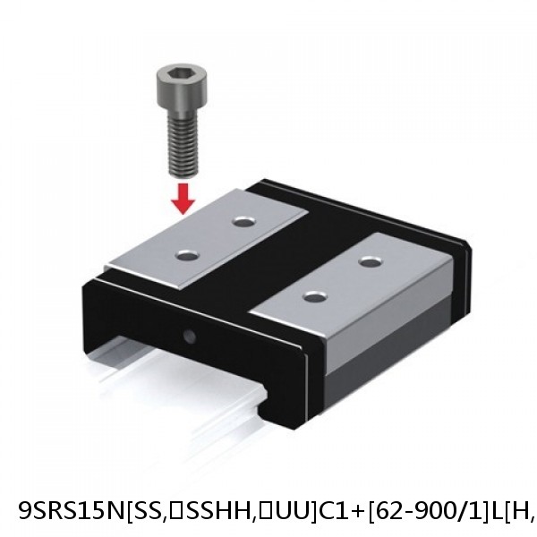 9SRS15N[SS,​SSHH,​UU]C1+[62-900/1]L[H,​P]M THK Miniature Linear Guide Caged Ball SRS Series