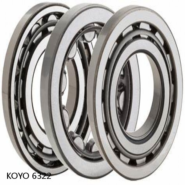 6322 KOYO Single-row deep groove ball bearings #1 small image