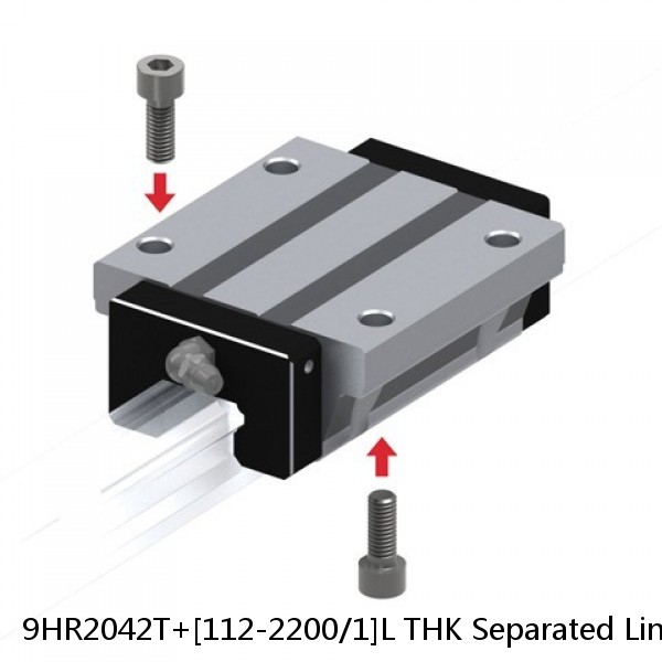 9HR2042T+[112-2200/1]L THK Separated Linear Guide Side Rails Set Model HR #1 small image