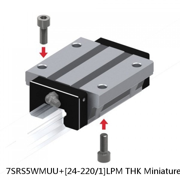 7SRS5WMUU+[24-220/1]LPM THK Miniature Linear Guide Caged Ball SRS Series #1 small image