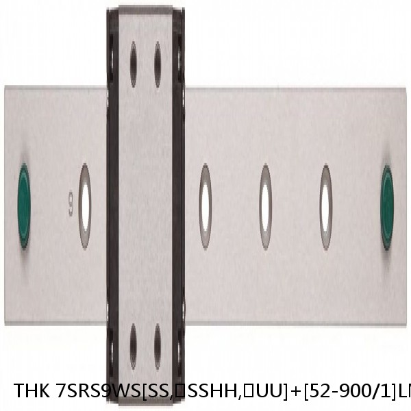 7SRS9WS[SS,​SSHH,​UU]+[52-900/1]LM THK Miniature Linear Guide Caged Ball SRS Series