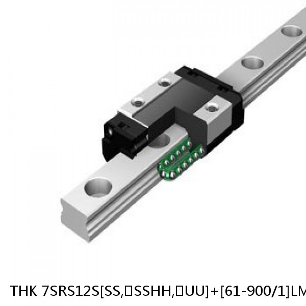 7SRS12S[SS,​SSHH,​UU]+[61-900/1]LM THK Miniature Linear Guide Caged Ball SRS Series #1 small image