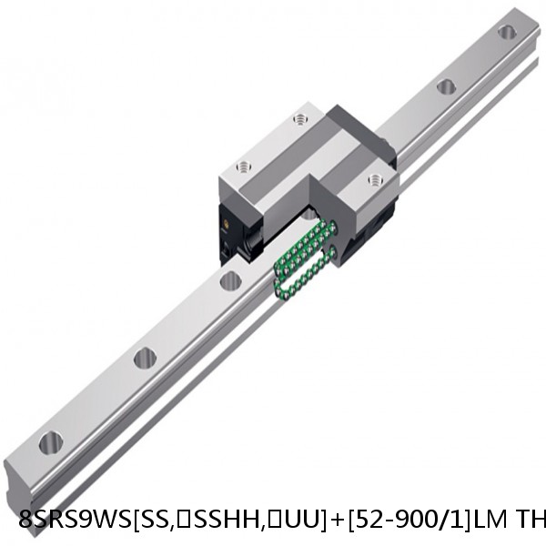 8SRS9WS[SS,​SSHH,​UU]+[52-900/1]LM THK Miniature Linear Guide Caged Ball SRS Series