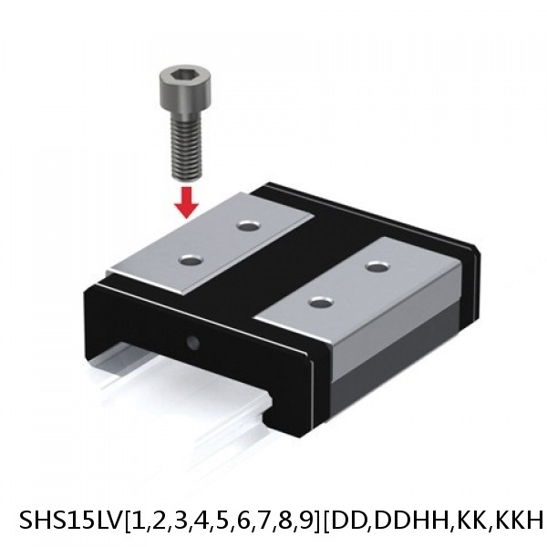 SHS15LV[1,2,3,4,5,6,7,8,9][DD,DDHH,KK,KKHH,SS,SSHH,UU,ZZ,ZZHH]C1+[80-3000/1]L[H,P,SP,UP] THK Linear Guide Standard Accuracy and Preload Selectable SHS Series #1 small image