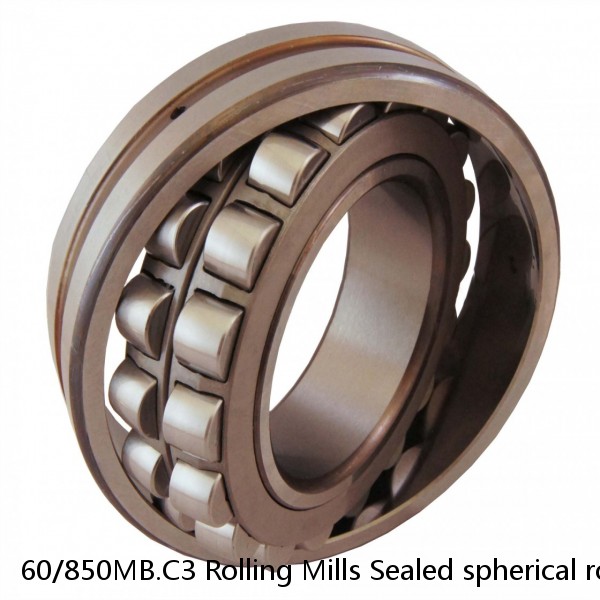 60/850MB.C3 Rolling Mills Sealed spherical roller bearings continuous casting plants #1 small image