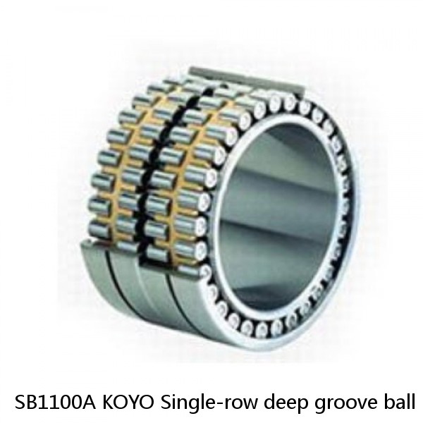 SB1100A KOYO Single-row deep groove ball bearings #1 image