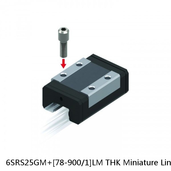 6SRS25GM+[78-900/1]LM THK Miniature Linear Guide Full Ball SRS-G Accuracy and Preload Selectable #1 image