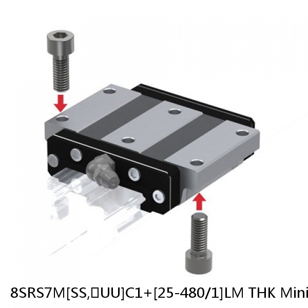 8SRS7M[SS,​UU]C1+[25-480/1]LM THK Miniature Linear Guide Caged Ball SRS Series #1 image