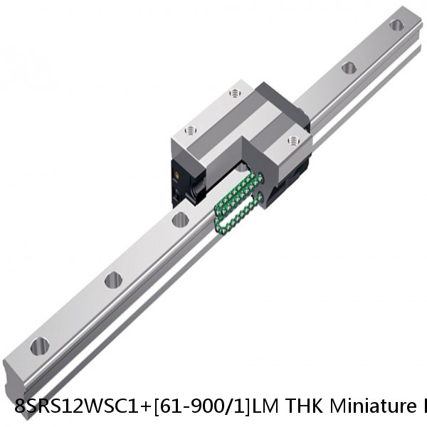 8SRS12WSC1+[61-900/1]LM THK Miniature Linear Guide Caged Ball SRS Series #1 image