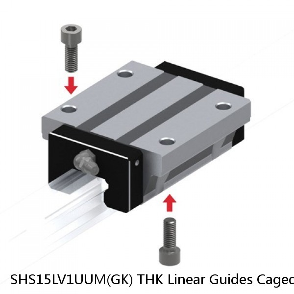 SHS15LV1UUM(GK) THK Linear Guides Caged Ball Linear Guide Block Only Standard Grade Interchangeable SHS Series #1 image
