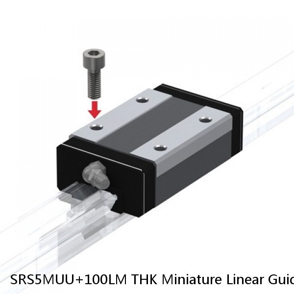 SRS5MUU+100LM THK Miniature Linear Guide Stocked Sizes Standard and Wide Standard Grade SRS Series #1 image